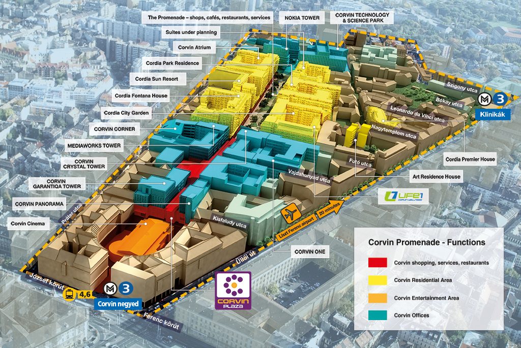 3d utca térkép budapest Nokia Corvin Offices — Corvin Promenade 3d utca térkép budapest